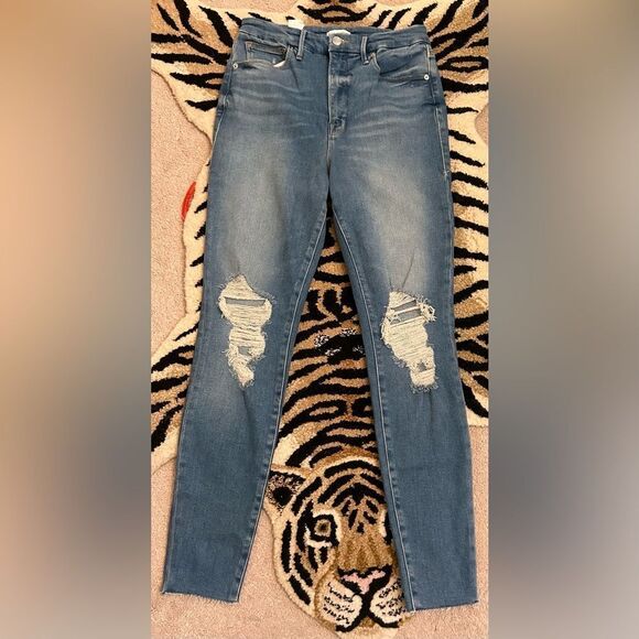Good American Good Waist Jeans, Waist-Nipping Skinny High Rise Size 10/30 NWT - Picture 9 of 9
